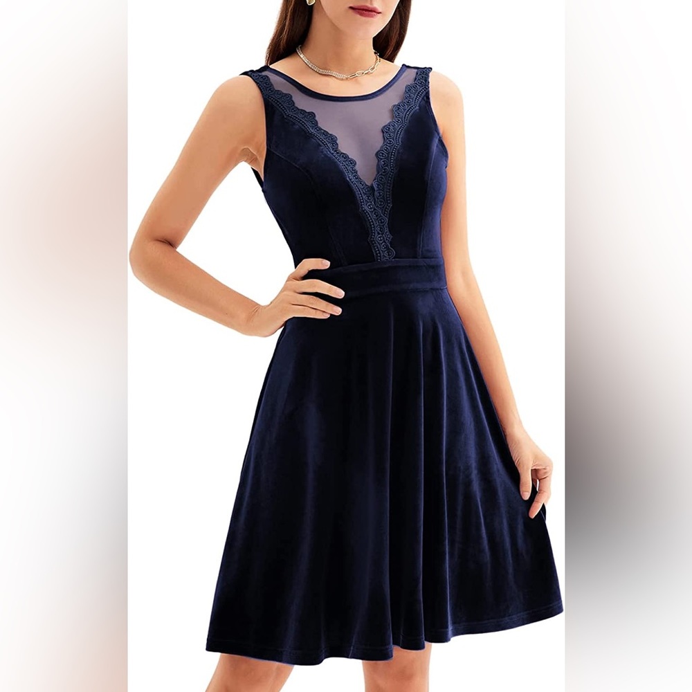 Grace Karin Velvet Dress